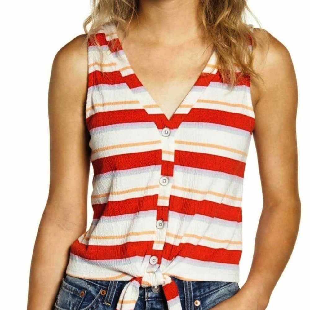 NWT Ten Sixty Sherman XL Tie Knot Front top